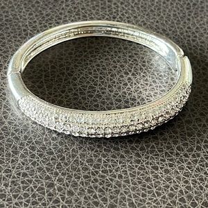 Lia Sophia Rhinstone Silver tone Bracelet